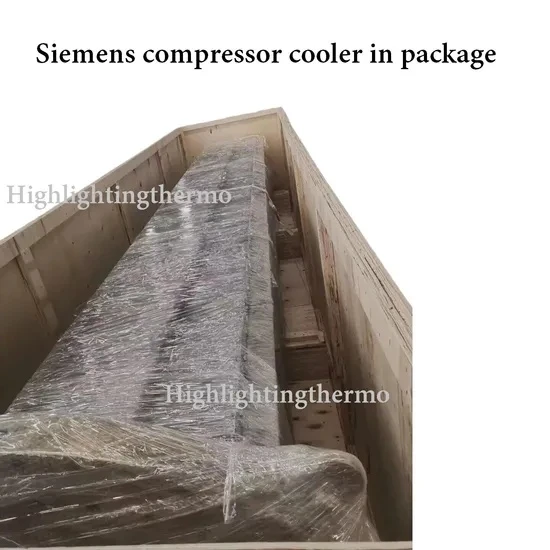 Siemens Centrifugal Air Compressor Cooler Heat Exchanger factory