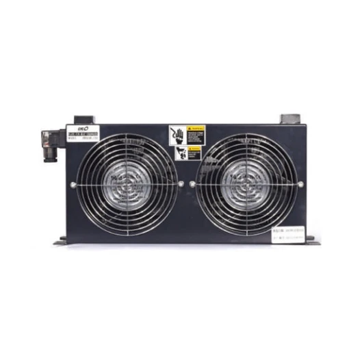 60L OEM Hydraulic Mini Air Cooler Air-Cooled Oil Radiator Plate-Fin Heat Exchanger With Electric Fan 12/24V 220/380V