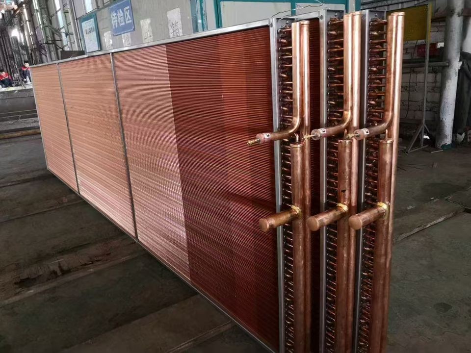 High Efficiency Copper Tube Fin Heat Exchanger Corrosion-Proof For HVAC Industrial Applications suppliers