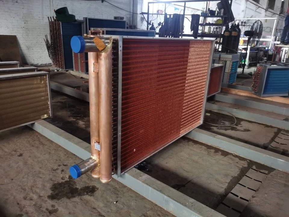 High Efficiency High Corrosion Resistant Copper Fin Heat Exchanger For Petroleum Power Industry Factory Supplied best