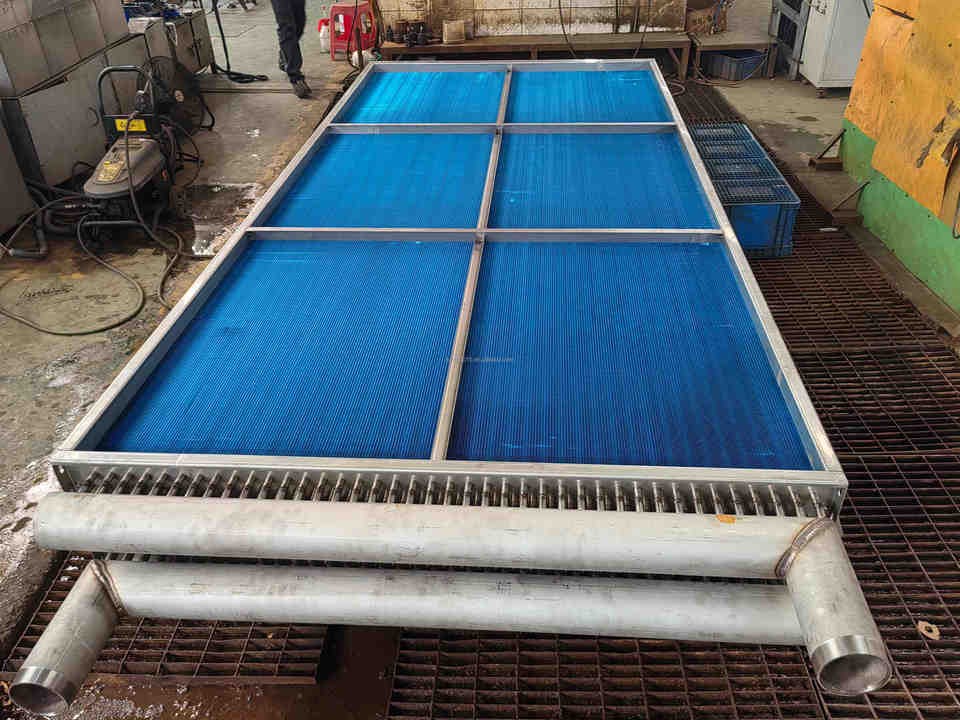 High Efficiency Industrial Cooling Coil Copper Tube Aluminum Fin Water To Air Condenser For HVAC Replacement Carrier 38AP suppliers