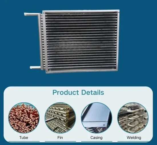 High Quality Air Dryer Stainless Steel Tube Aluminum Fin Steam Coil
