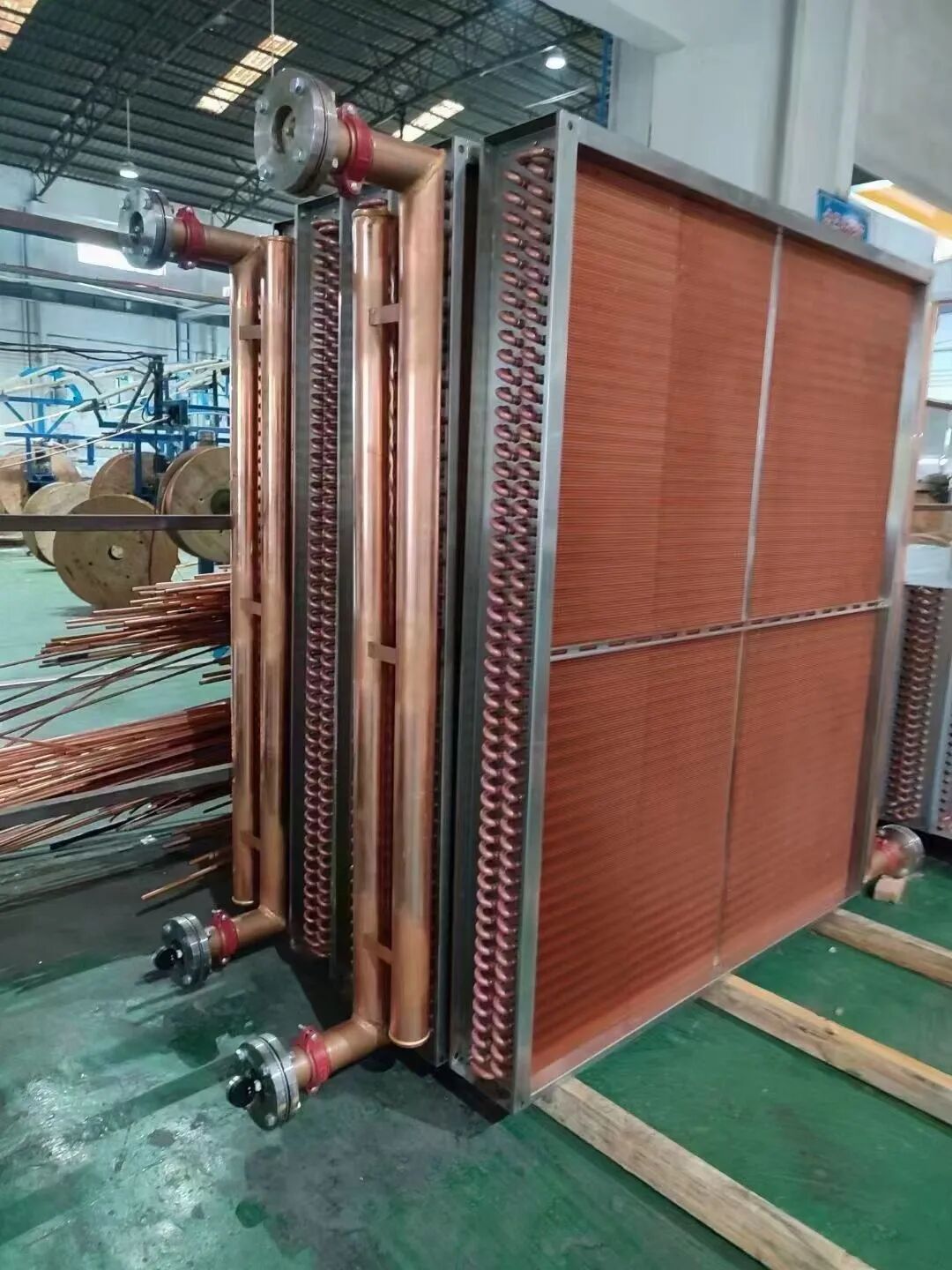 High Efficiency High Corrosion Resistant Copper Fin Heat Exchanger For Petroleum Power High Efficiency High Corrosion Resistant Copper Fin Heat Exchanger For Petroleum Power