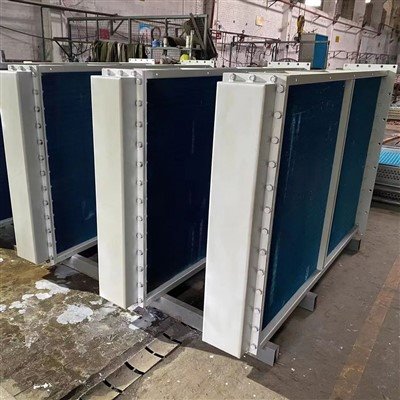 Copper Tube 15.88 1.2mm Thickness Aluminum Fin Water Cooler Efficient Heat Exchanger For Hydro Power Plant Use