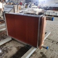 Efficient Corrosion Resistant Tubes And Fins Heat Exchanger For Industrial Marine Cooling Systems And Use