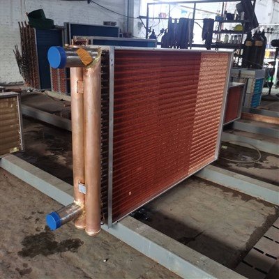 High Efficiency Copper Tube Fin Heat Exchanger Corrosion-Proof For HVAC Industrial Applications
