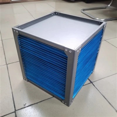 Industrial Square Aluminum & Stainless Steel Crossflow Core Air To Air Heat Exchanger Heat Recovery Ventilation System