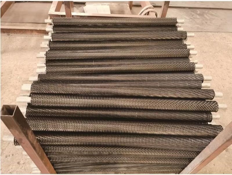 U-Type Copper Tube With Copper/Aluminum Fins Heat Exchanger For HVAC And Industrial Cooling factory