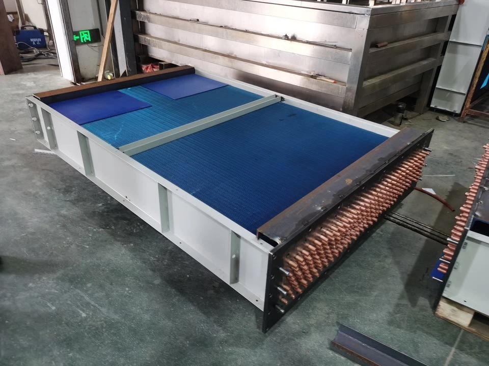Welding Process Hydropower Station Water Cooling Dismountable Heat Exchanger With Copper Tube And Aluminum Fin price
